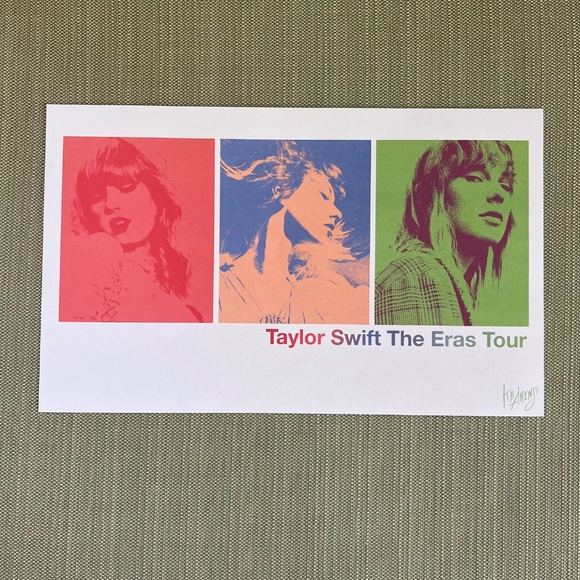 Taylor Swift The Eras Tour VIP Poster Set of 4 - Picture 5 of 6